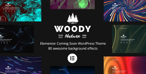 Woody – Elementor Coming Soon WordPress Theme