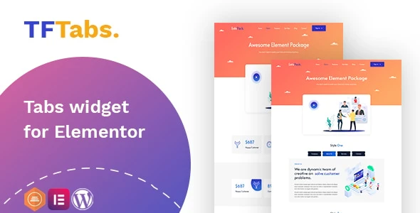 Elementor Tabs addon, widget
